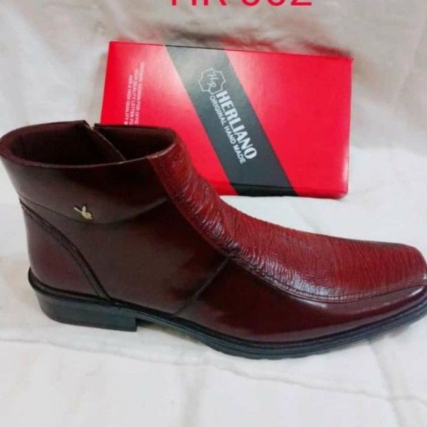 sepatu pdh kulit asli