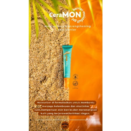 CERAMON BARRIER MOISTURIZER GEL BY PRETTYWELL / CERAMON MOISTURIZER PELEMBAB CERAMON