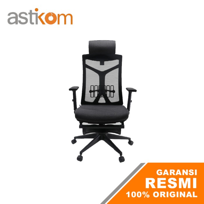 Kursi Office Rexus NC1 MAX FOOTREST GREY Office Chair Kursi Kantor