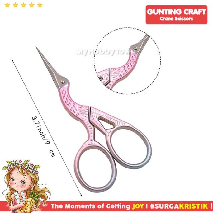 

Diskon Gunting Craft Fancy Unik : Crane / Bangau Besar (Gold / Emas) Diskon