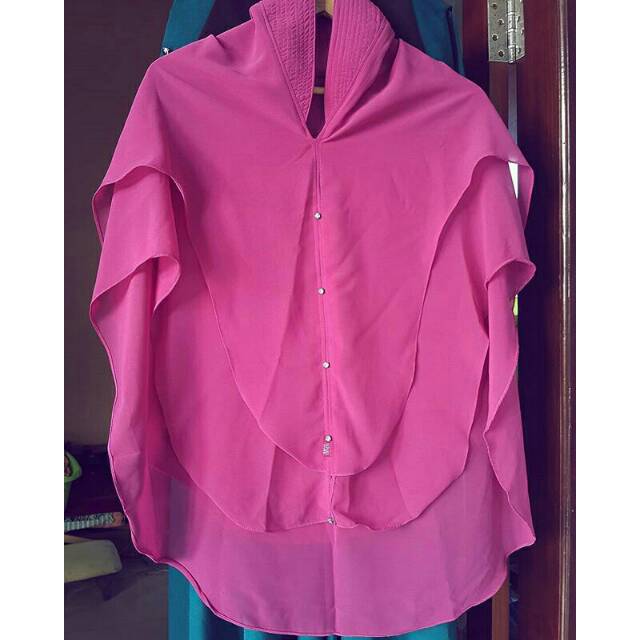 *Sold* Khimar  syari ikmal hijab second goodcon