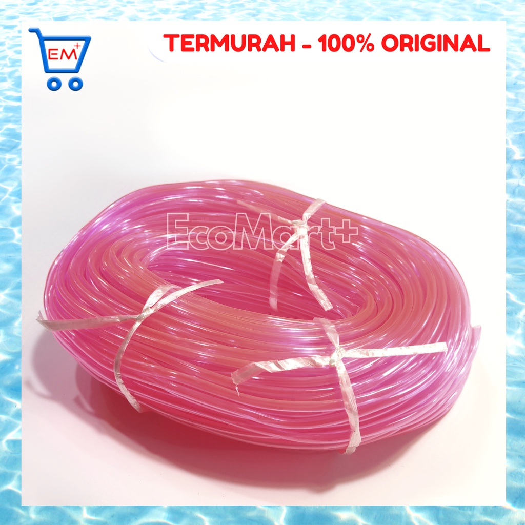 Selang Aerator 3/16&quot; Rp. 1.100/Meter - Warna Transparan - Rp. 5.500 dapat 5  meter