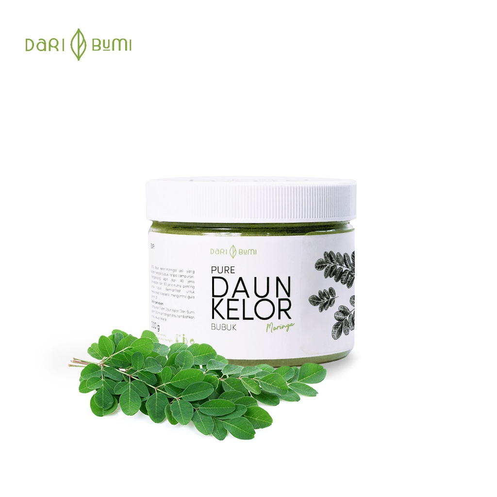 Daun Kelor Moringa Bubuk Organik 150 gr daribumi Premium Pure Organic