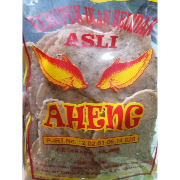 

KERUPUK IKAN BELIDAK ASLI AHENG 500 GRAM