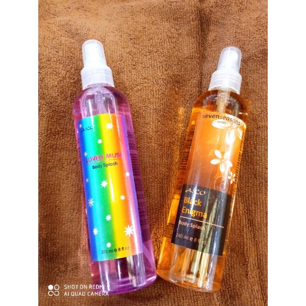 body mist body splash asco Original autentic minyak wangi