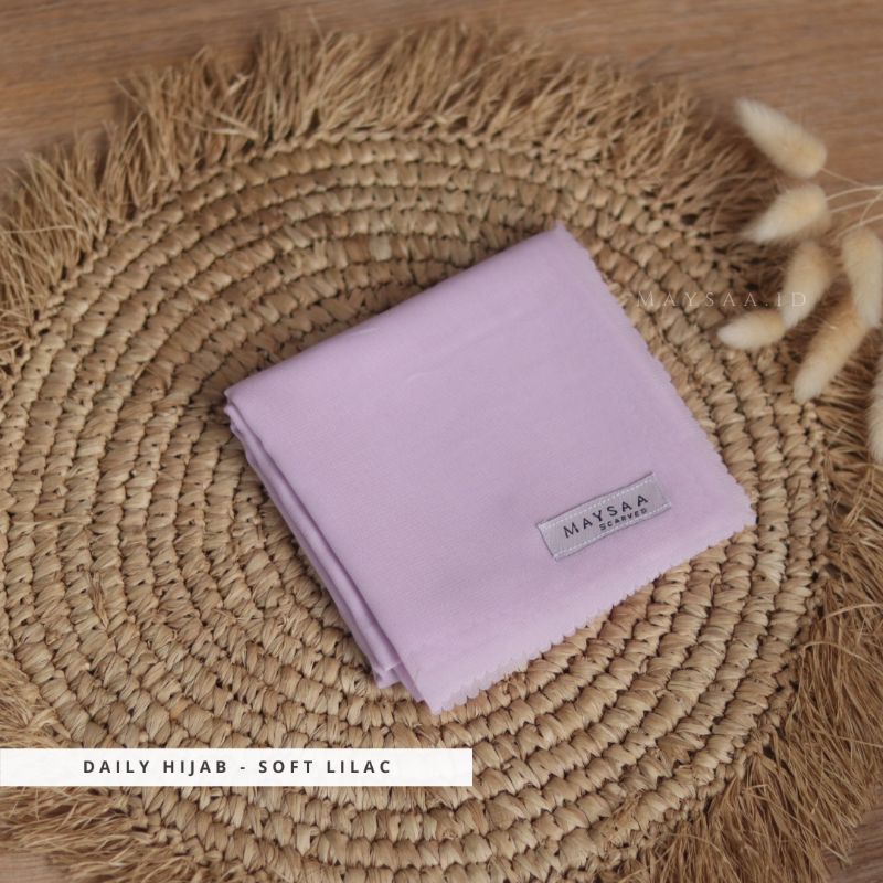 Katalog DAILY HIJAB SQUARE/ POLYCOTTON /Bella square-Soft lilac