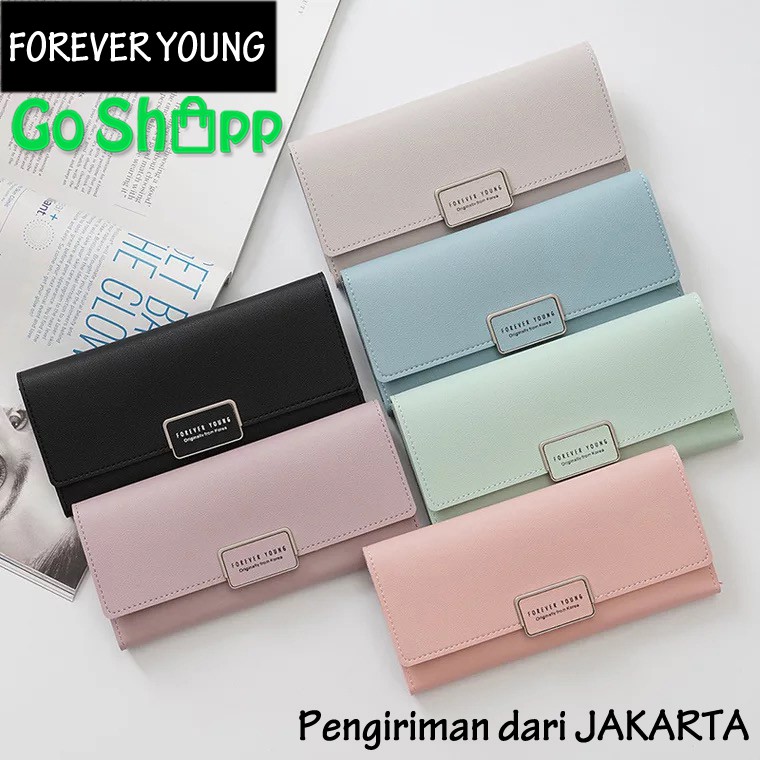 Dompet Wanita Forever Young Panjang - Dompet Wanita Fashion Korea - Dompet Wanita Import [PJ03]