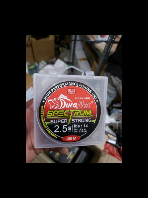 Senar duraflex soft atau spectrum 150m gold series nt 70 japan