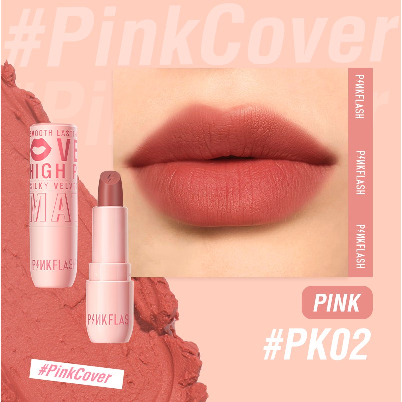 TIKTOK - PINKFLASH L05 Silky Velvet Lipstick - Lipstick High Pigment