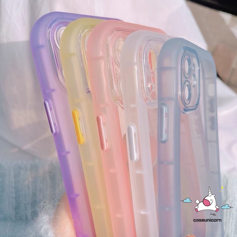 Soft Case TPU Warna Permen Macaron Fluorescent Cover IPhone 13 12 11 Pro Max X XR Xs Max