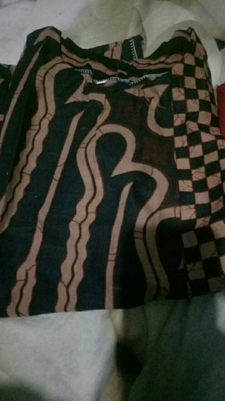 Batik Wanita Asj Sa Hrb026 Kenongo Kemeja Tosca Pendek