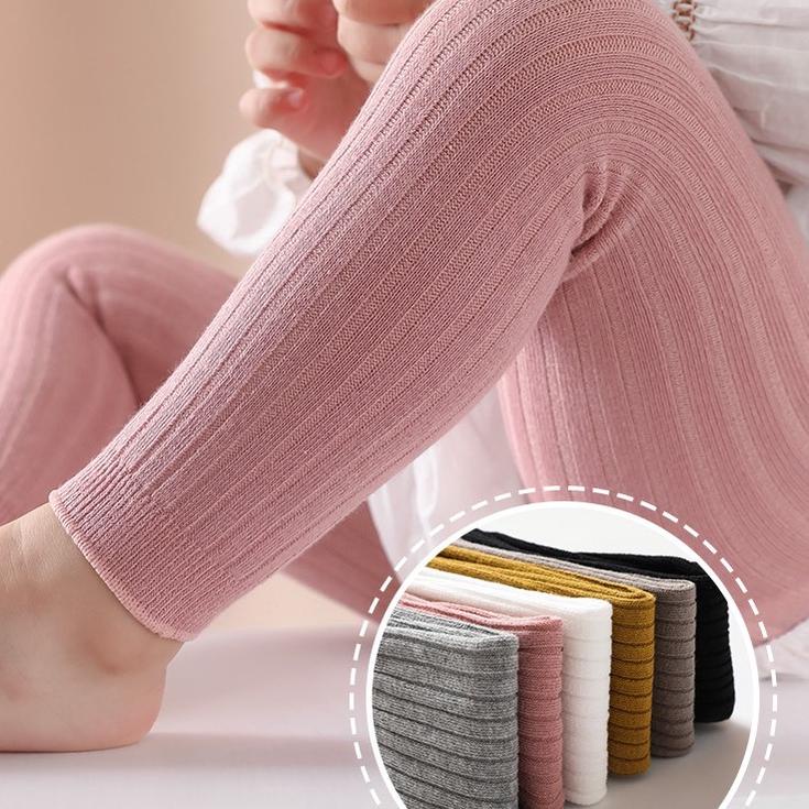 Termurah Legging Leging Lejing Anak Bayi Perempuan Import Buka Polos Rajut Celana Panjang Bayi 0 6 B