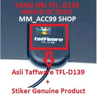 TAFFWARE Antena TV Indoor Digital LED LCD DVB-T2 4K High Gain 25dB TFL-D139 100% ORIGINAL