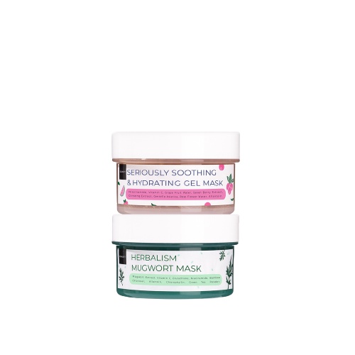 Scarlett Whitening Herbalism Mugwort Mask &amp; Seriously Soothing &amp; Hydrating Gel Mask MASKER GEL SCARLETT | SCARLETT GEL MASK