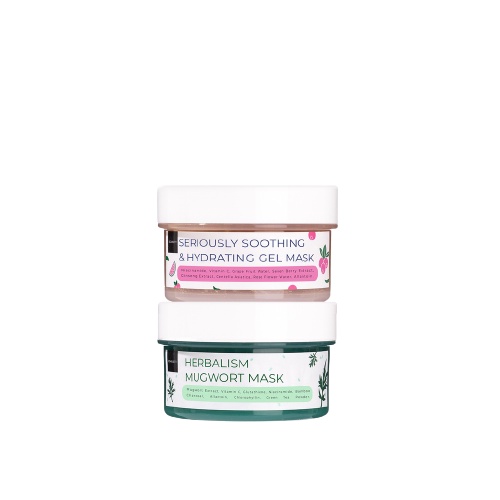 Scarlett Whitening Herbalism Mugwort Mask &amp; Seriously Soothing &amp; Hydrating Gel Mask MASKER GEL SCARLETT | SCARLETT GEL MASK