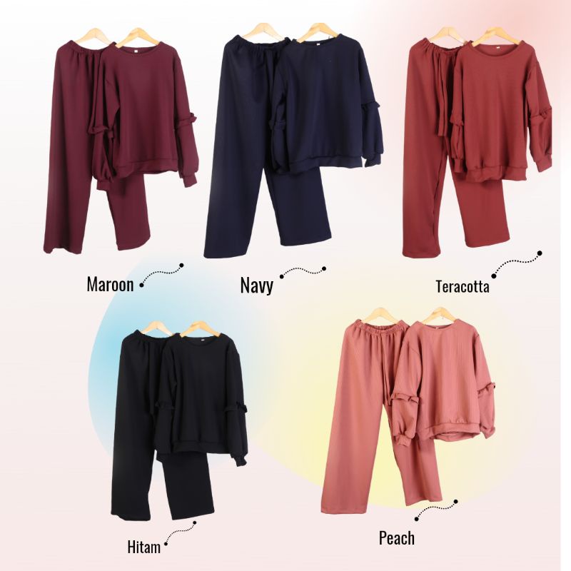 set kulot / stelan kulot anak tanggung / setcel anak