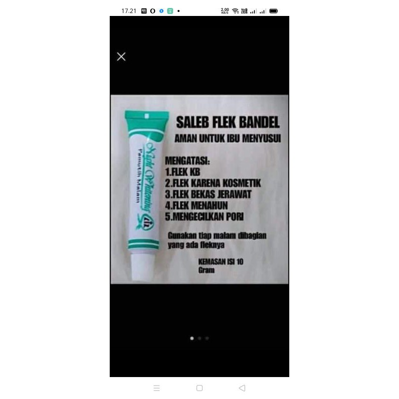 SALEP FLEK HITAM MEMBANDEL