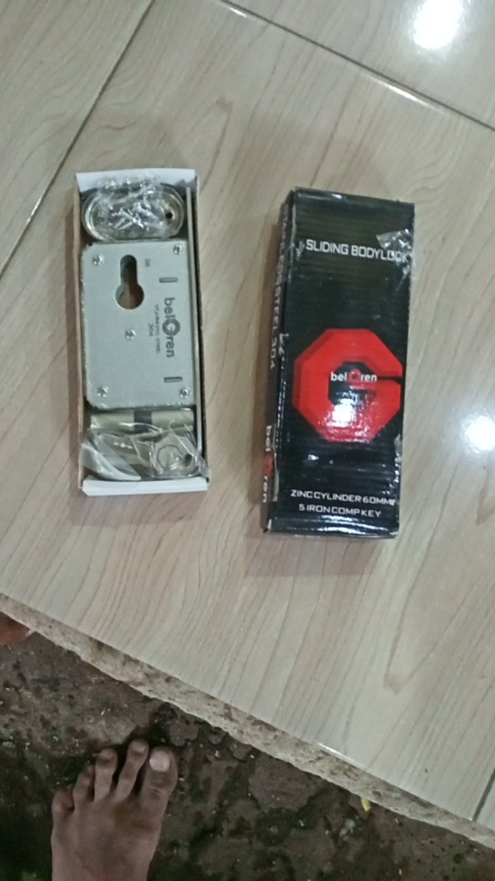 Body Pintu Sliding Belgran / Kunci Mekar / Kunci Pintu Geser / Body Pintu Geser High Quality