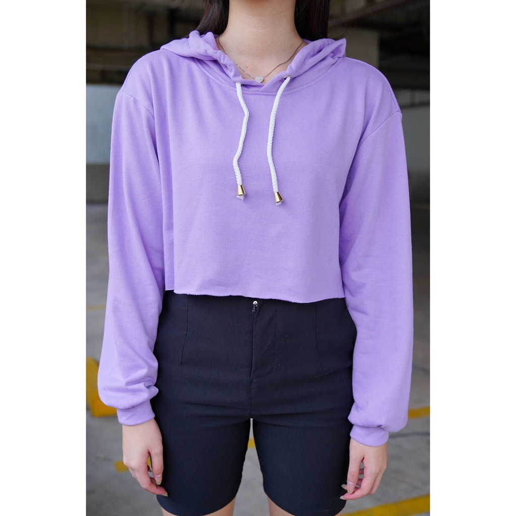 Cotton candy crop hoodie - Thejanclothes