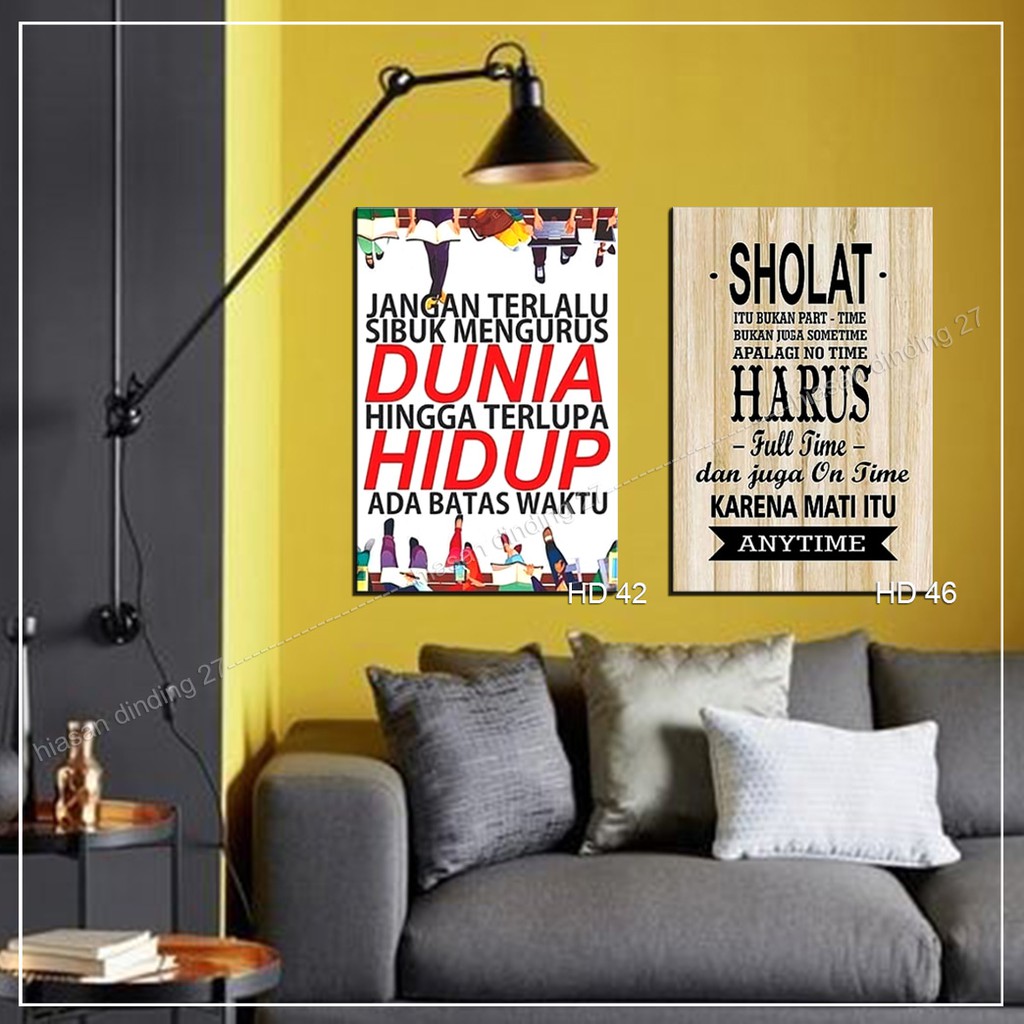 Hd Dekorasi Dinding Hiasan Dinding Quotes Kata Kata Mutiara Islami Shopee Indonesia