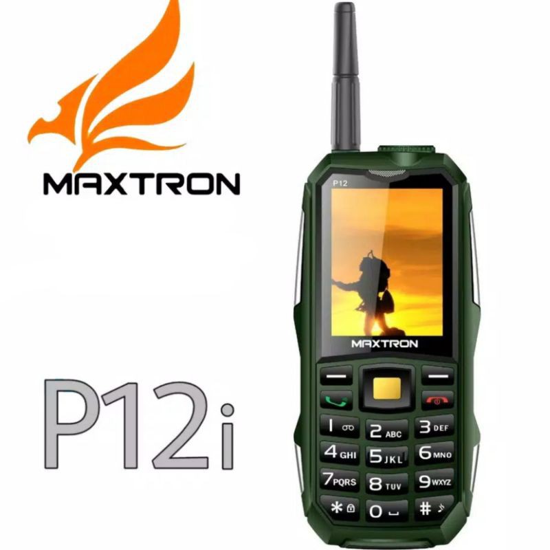 MAXTRON P12i - HP OUTDOOR - DUAL SIM - SENTER - CAMERA - ORIGINAL - GARANSI RESMI-1