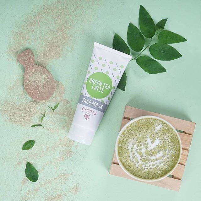 ❤ BELIA ❤ Emina Face Mask 60ml Green Tea Latte / Avocado Honey / Grape Seed Olive / Cranberry Juice