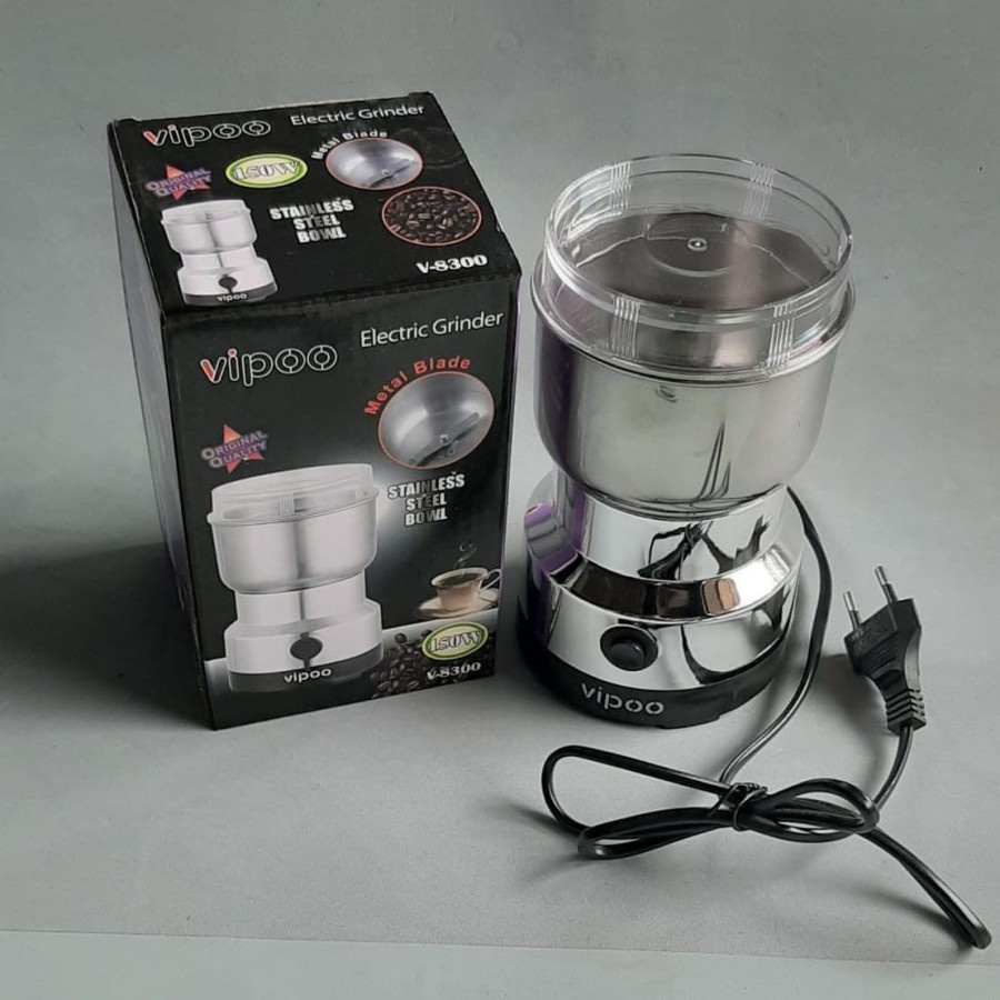 Promo Terbaru!!! Gilingan Kopi Listrik Electric Coffee Grinder VIPOO V-8300 Berkualitas