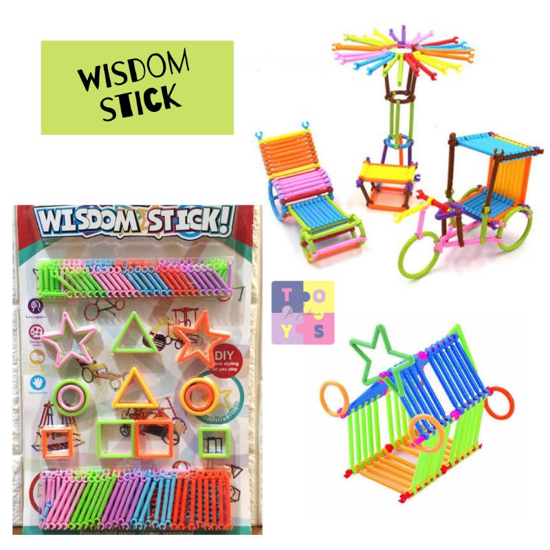 Mainan Creative Block Wisdom Stick