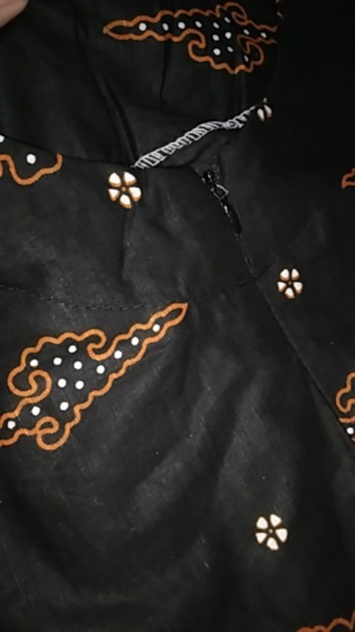 Ms Gamis Batik Sriwedari Maxi Jumbo Bumil/busui Katun Sogan Allsize Ld 104 Dan 120.