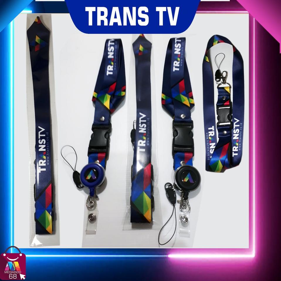 

[PROMO 7NK38] TRANSTV Lanyard ,Strap ID, HP/Flashdisk Printing Digital (Paket Lengkap Exclusive) Terkini
