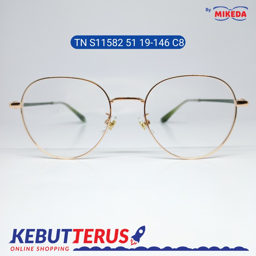 Mikeda-FRAME KACAMATA TN S11582 51 19-146 C8+LENSA(MINUS/CYLINDER)