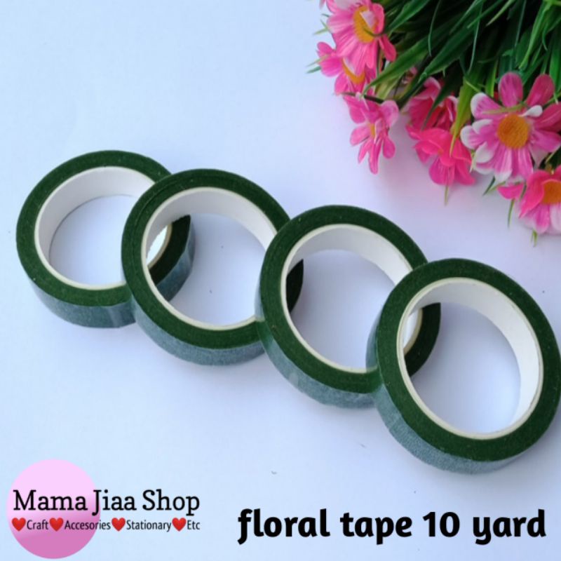 

Floral tape/Selotip Daun/Selotip Bunga 10 yard