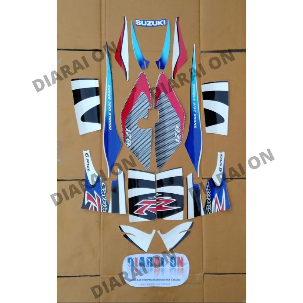 Striping Stiker Variasi Motor Satria Lumba-lumba - Satria 120R Murah