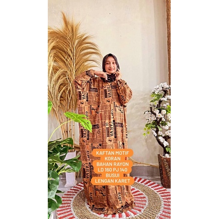 Kaftan Motif Koran