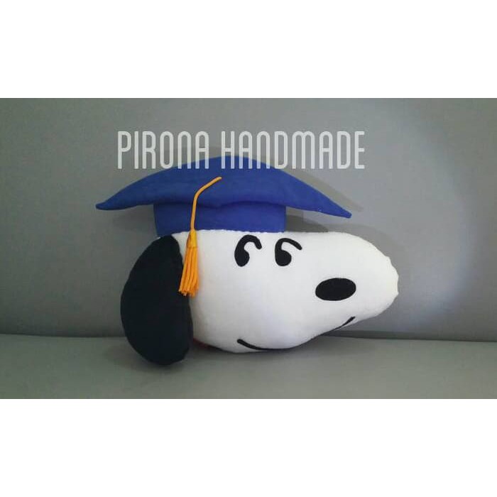 Bantal Boneka Wisuda Handmade Karakter Snoopy