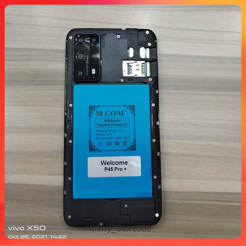 Bat Battery Batere Batre Baterai Double Power Mcom Welcome P45 Pro Plus