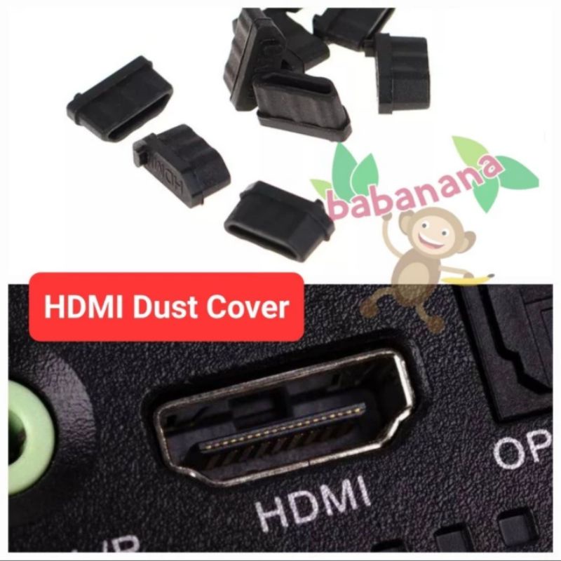 Dust Cover HDMI plug penutup anti debu Socket external monitor