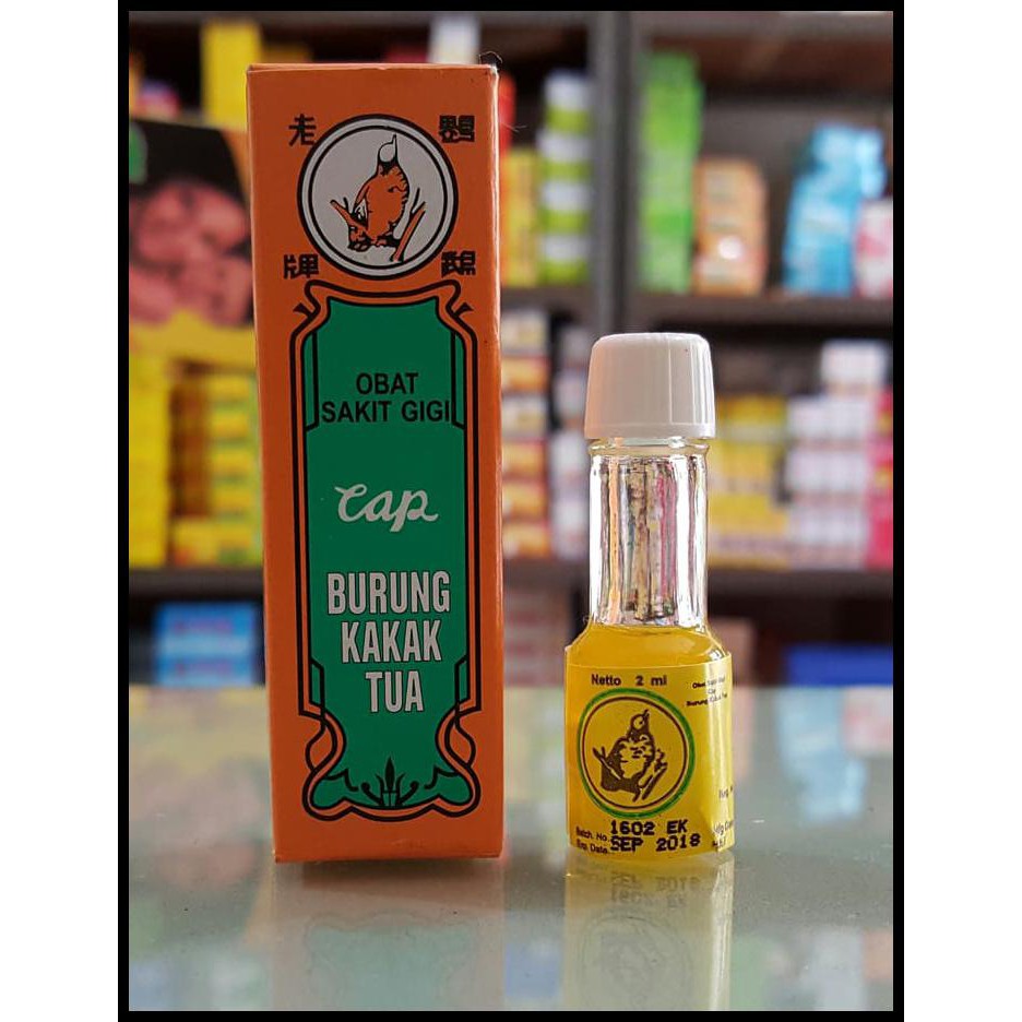 SALE Obat Sakit Gigi Cap Burung Kakak Tua MURAAH Shopee Indonesia