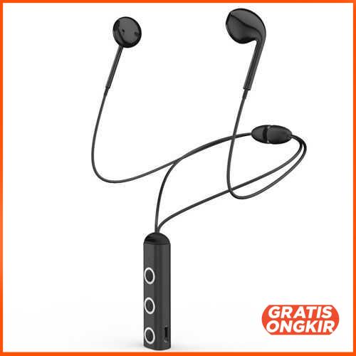 Earphone Bluetooth V4.1 EDR Sports dengan Neckband Magnetic