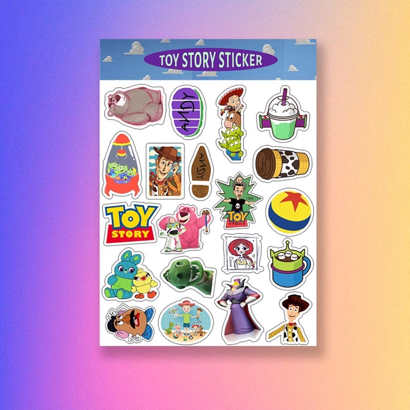 Toy Story Sticker Sheet