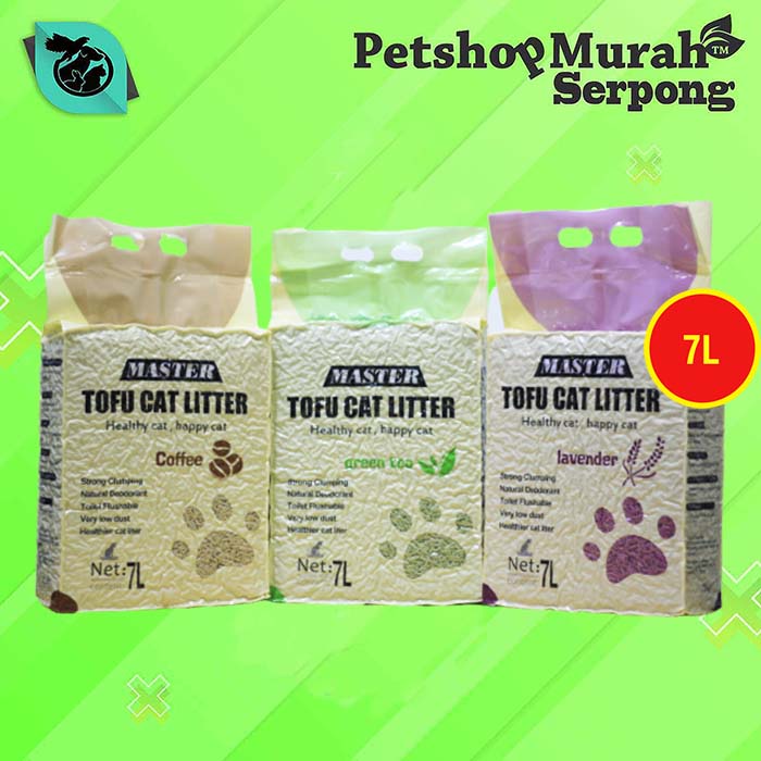 Jual Master Tofu Soya Cat Litter Pasir Gumpal Kucing 7 Litter Shopee