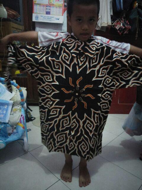 Size M L Xl Xxl Xxxl Bswart Batik Hrb026 Kenongo Hem Pendek Padi Pekalongan M L Xl Batik Pria Murah