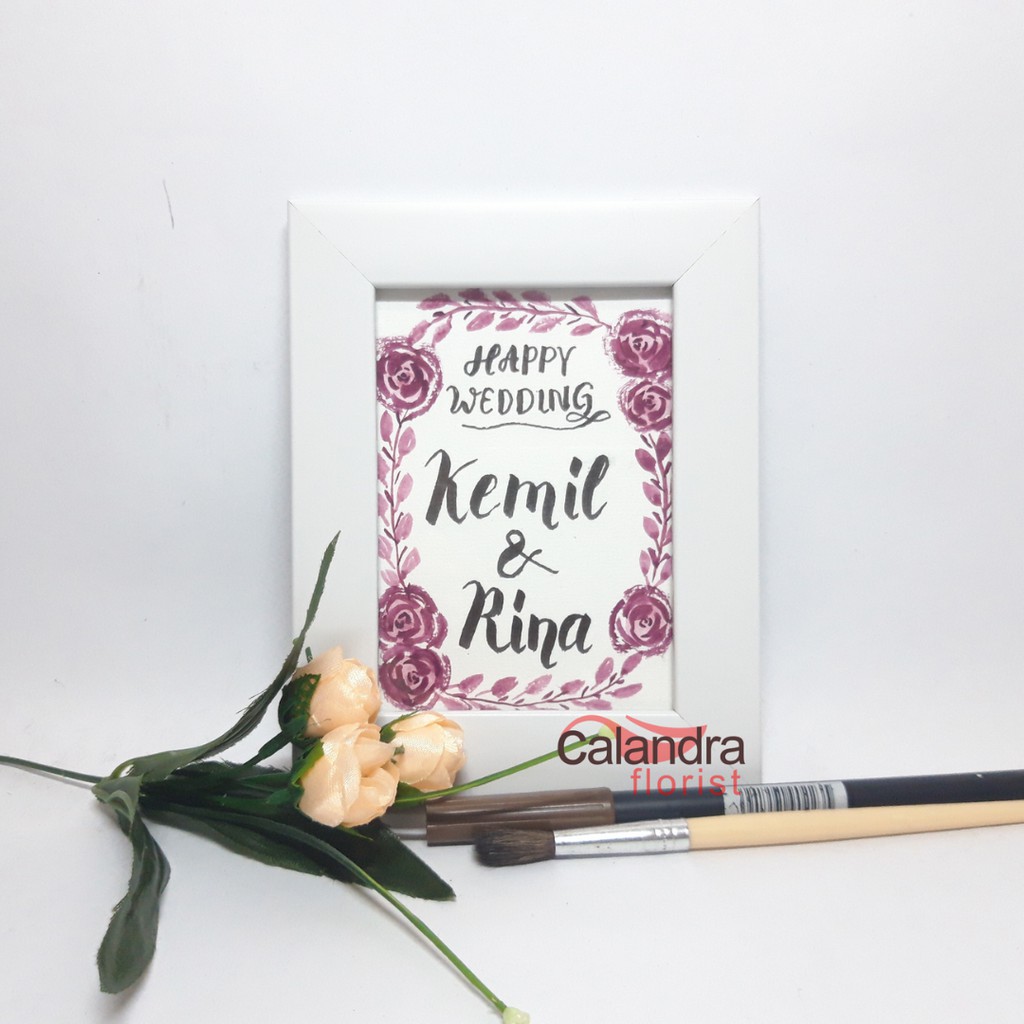 

Hadiah Hand Lettering | handlettering custom | kadounikjabodetabek | hadiah menarik | hadiah nikah