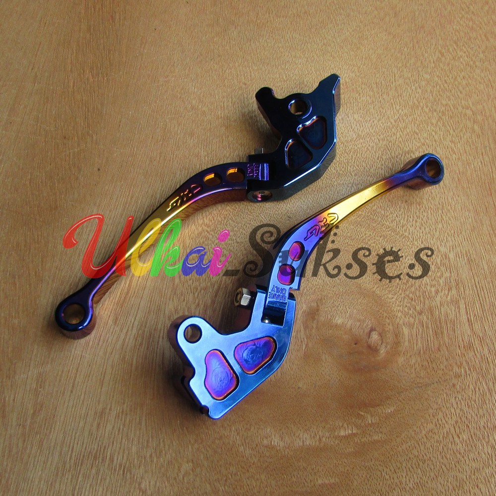 Handle Rem Motor l Variasi Aksesoris Motor Handle Rem Lipat 2 Tone CNC CR9 l Handle Brake Nmax l Vario l Scoopy l Pcx Murah Thailook Hight Quality