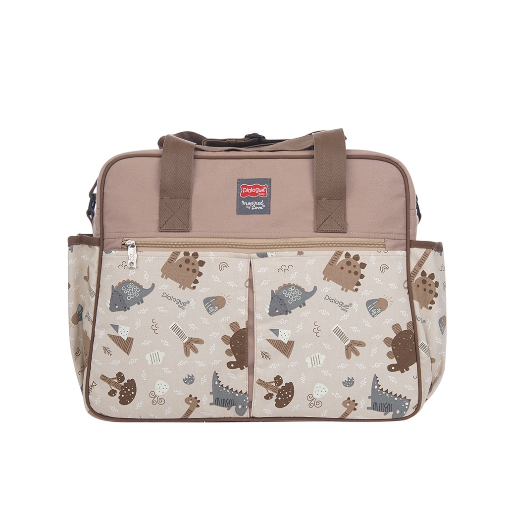 Dialogue Baby Tas Bayi Besar + Tempat Botol Susu Dino Fun Series - DGT7254