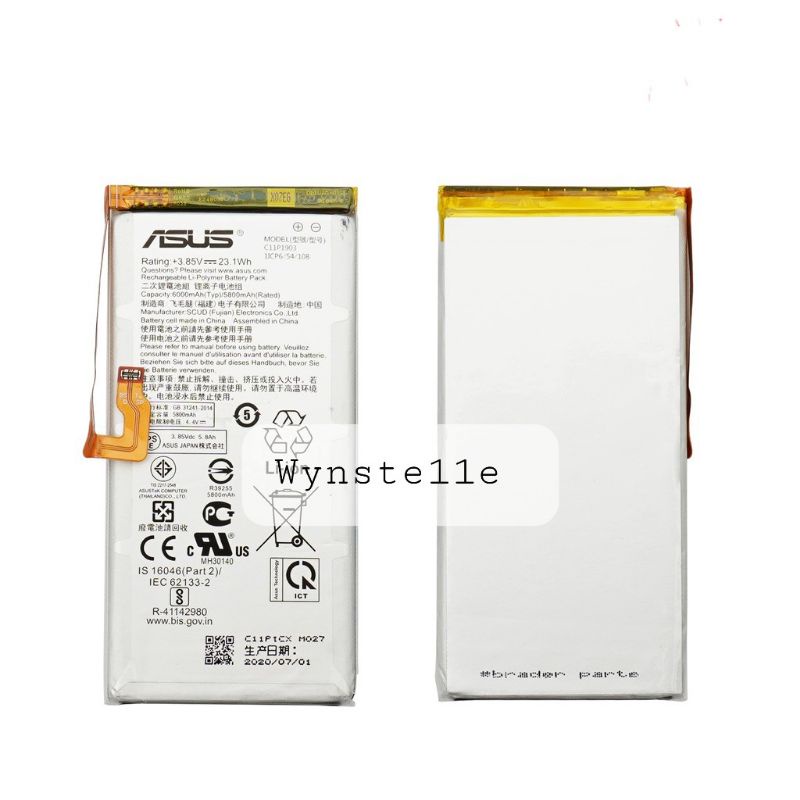 ORIGINAL 100% - Baterai ASUS ZENFONE ROG PHONE 3 ZS661KS I003D I003DD C11P1903 Battery Batre Batu Ba