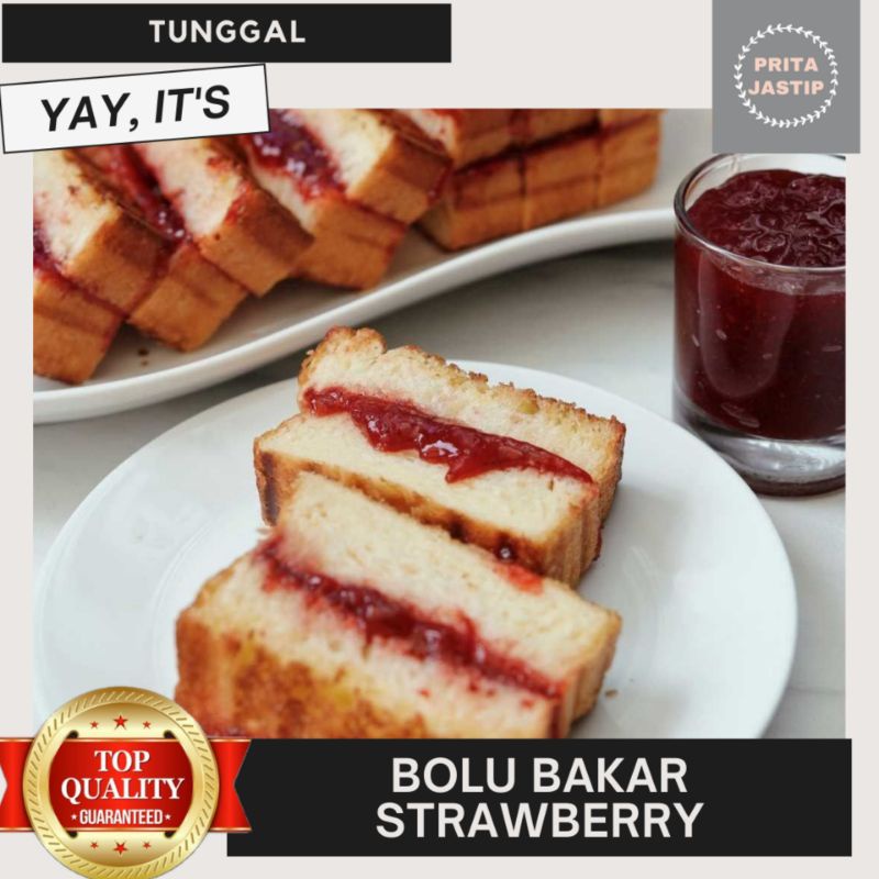 

Bolu Bakar Tunggal Rasa Strawberry Oleh Oleh Makanan Bandung Terlaris