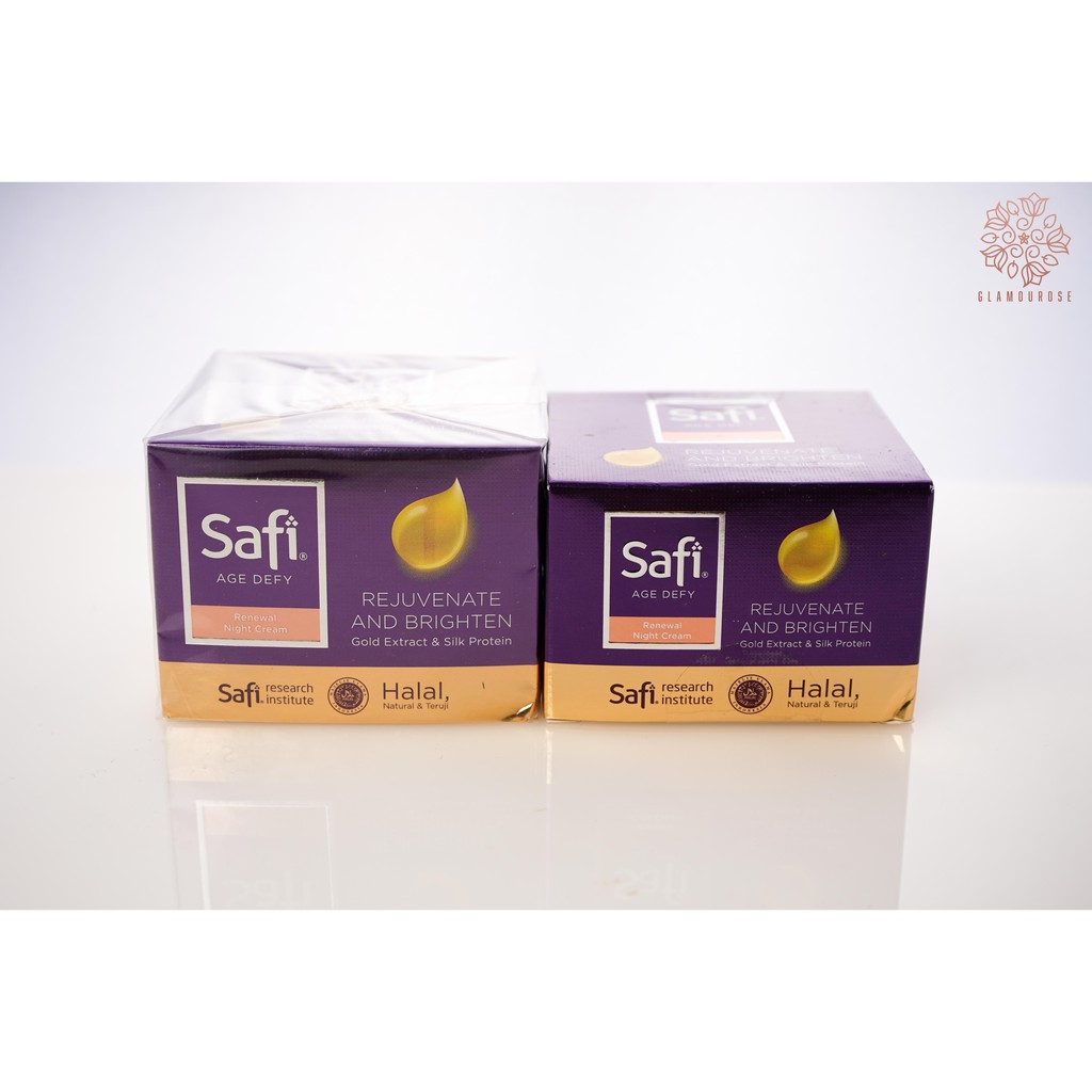 ❤️Glamouroseshop❤️ Safi Age Defy Renewal Night Cream Rejuvenate And Brighten 40gr ( AD  BIG )