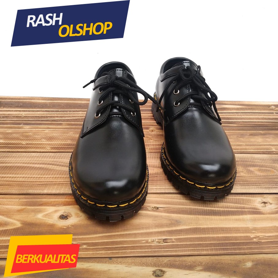 Sepatu Low Boots Pria Wanita Original Loafer Pria Hitam