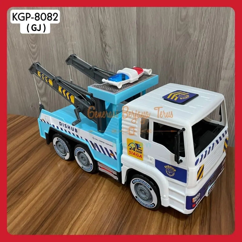 MAINAN ANAK LAKI LAKI MOBIL TRUK DEREK KGP8082 UKURAN BESAR / TRUCK